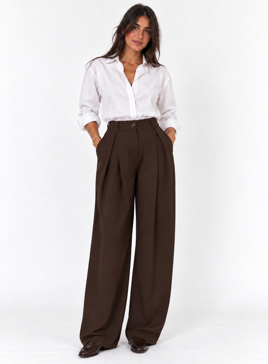 Suède Pant Marron
