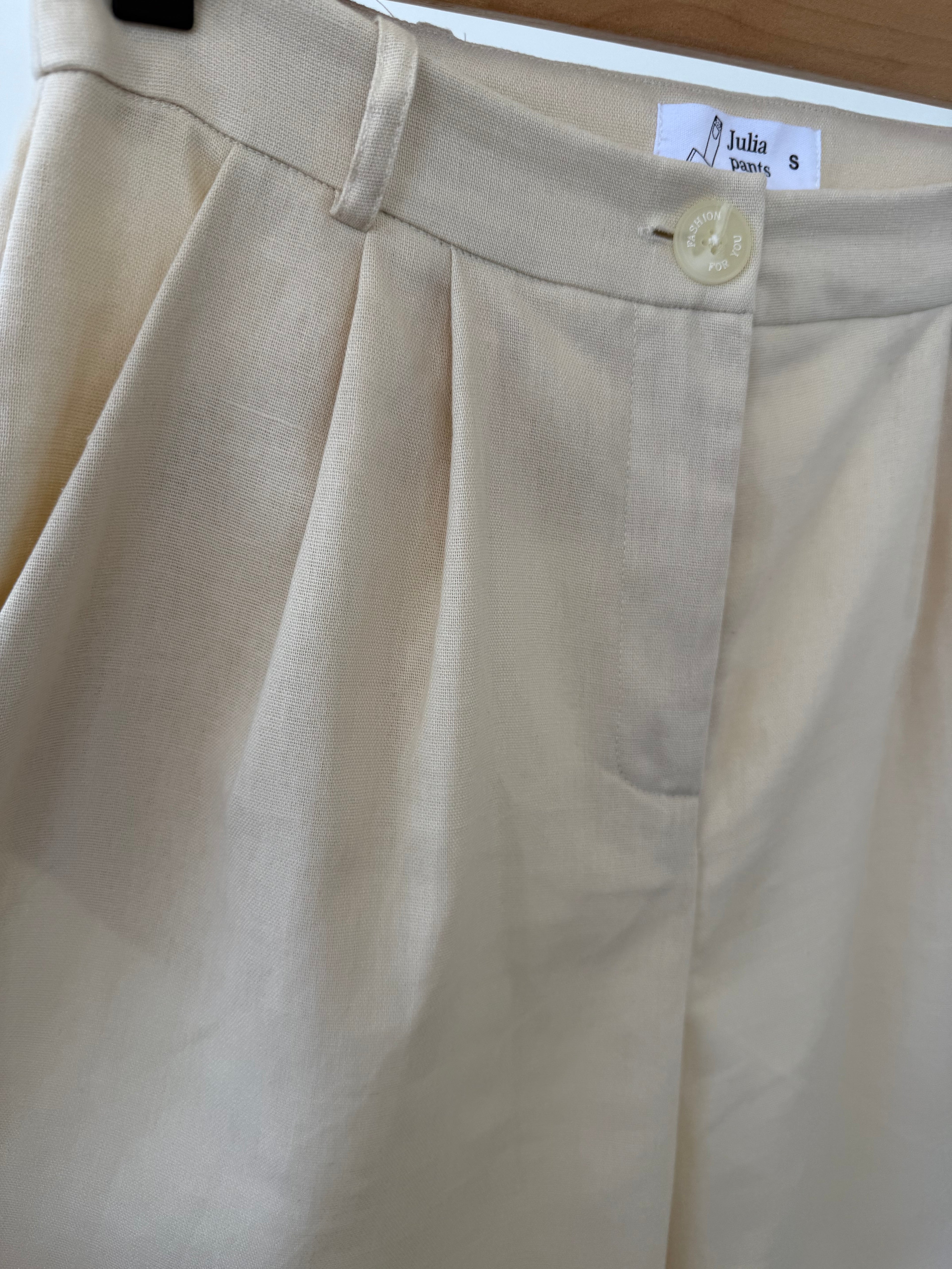 Bermuda short blanc cassé