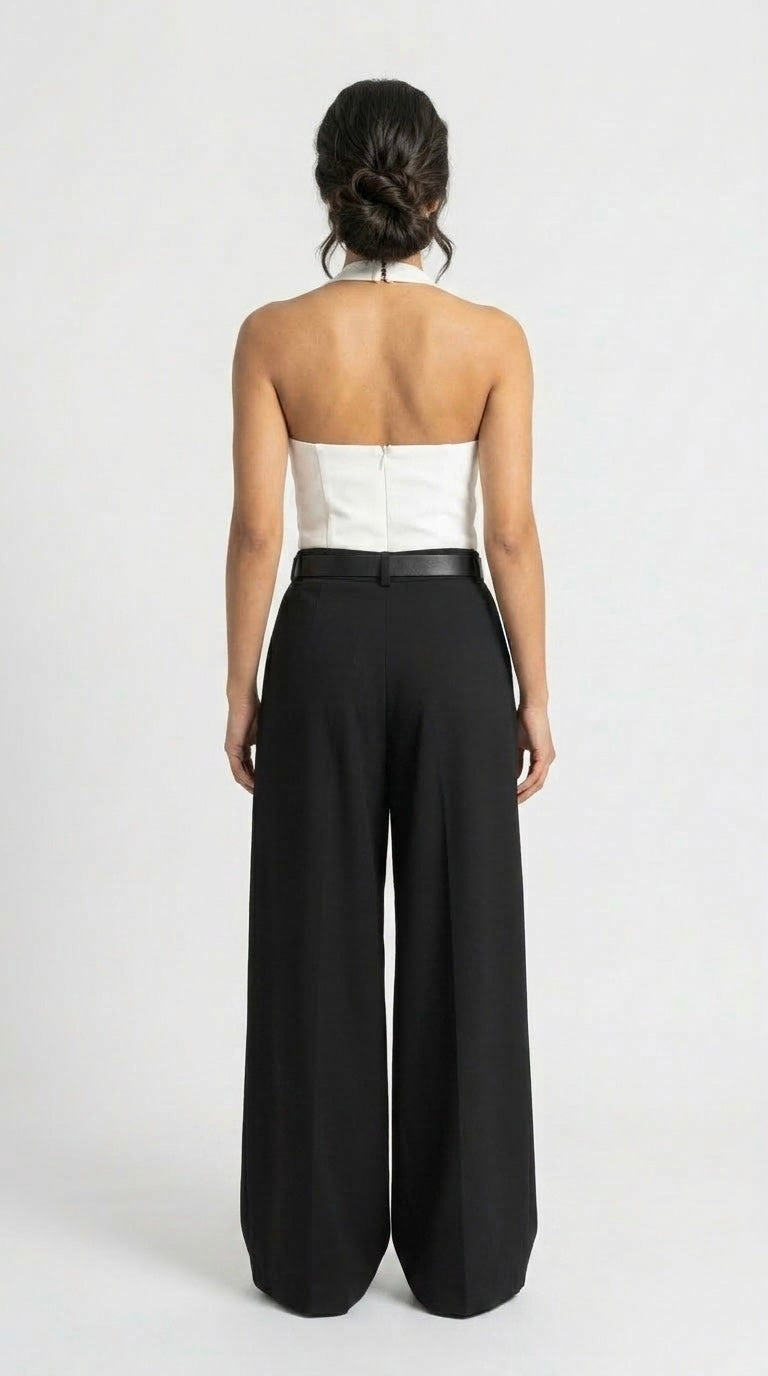 Suède pant Noir