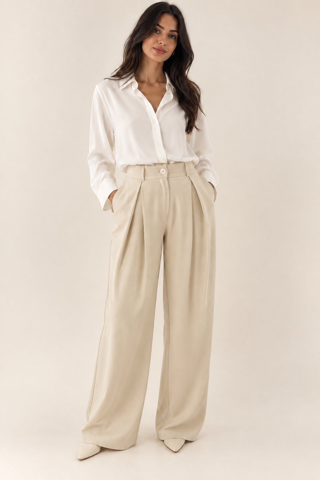 Suède Pant Beige